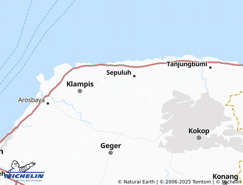 MICHELIN Gangseyan map - ViaMichelin