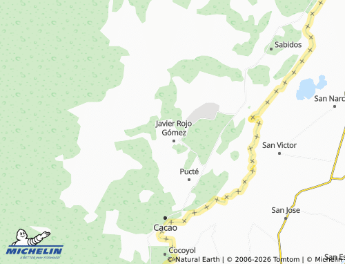 Mappa MICHELIN Ingenio Pucté - ViaMichelin
