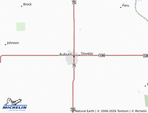 Carte MICHELIN Auburn - ViaMichelin