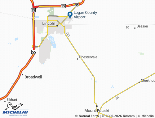 Kaart MICHELIN Chestervale - ViaMichelin