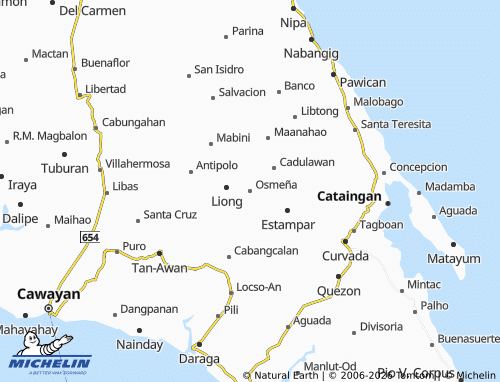 MICHELIN Osmeña map - ViaMichelin