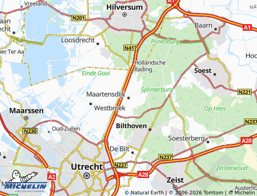 MICHELIN Maartensdijk map - ViaMichelin