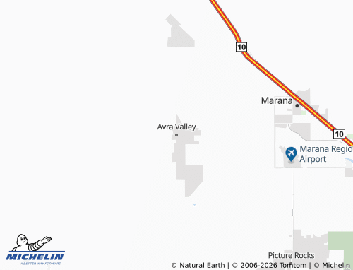 Mappa MICHELIN Avra Valley - ViaMichelin