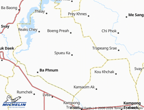 MICHELIN Spueu Ka map - ViaMichelin
