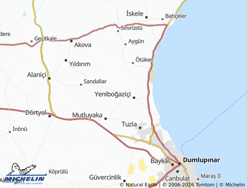 Mapa MICHELIN Mormenekşe - ViaMichelin