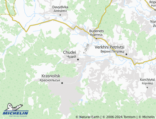 Mappa MICHELIN Chudei - ViaMichelin