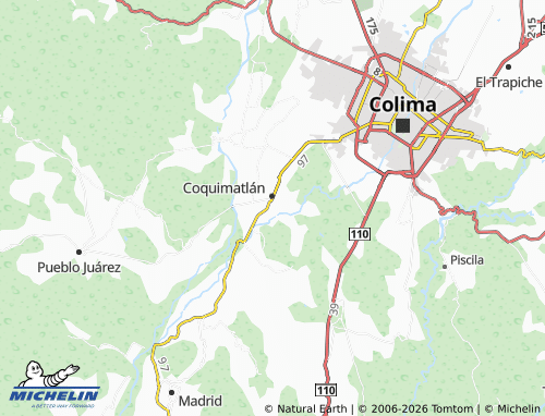 MICHELIN Las Moras map - ViaMichelin