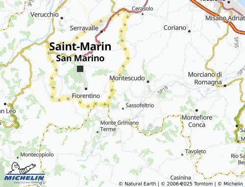 Mapa MICHELIN Gesso - ViaMichelin