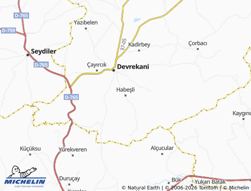 Mappa MICHELIN Habeşli - ViaMichelin