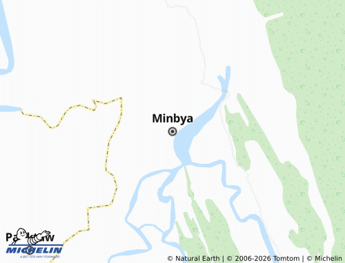 Kaart MICHELIN Minbya - ViaMichelin