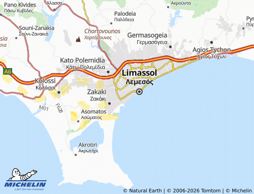 MICHELIN Tsiflikoudia map - ViaMichelin