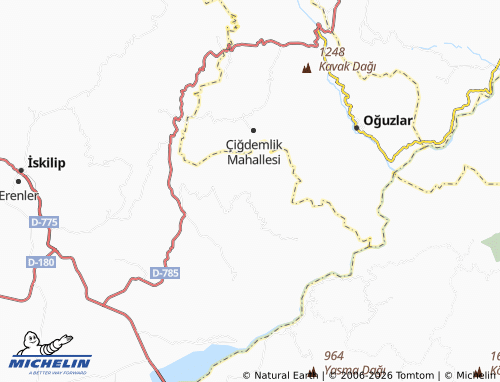 Mappa MICHELIN Çatkara - ViaMichelin