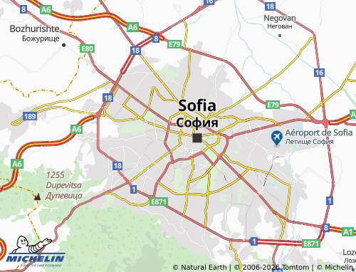 Mapa MICHELIN Rayon Vazrazhdane - ViaMichelin