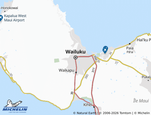 Mappa MICHELIN Wailuku - ViaMichelin
