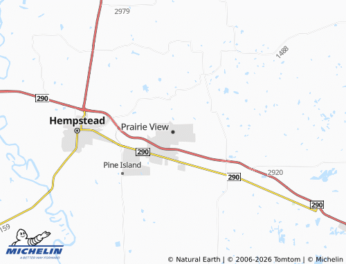 Mapa MICHELIN Prairie View - ViaMichelin