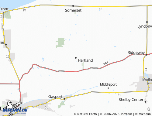 Mapa MICHELIN Hartland - ViaMichelin