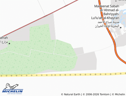 MICHELIN Wafra Farms Block 7 map - ViaMichelin