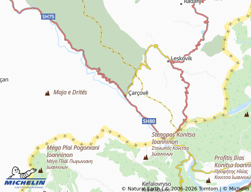 Mappa MICHELIN Çarçovë - ViaMichelin