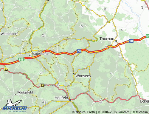 MICHELIN Schirradorf map - ViaMichelin