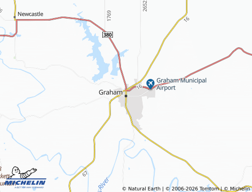 Mapa MICHELIN Graham - ViaMichelin