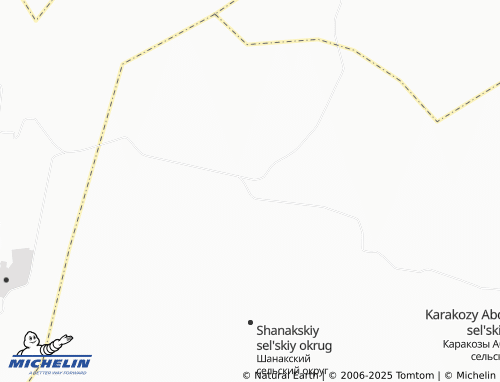 MICHELIN Akzhar map - ViaMichelin
