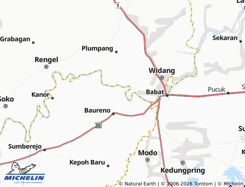 MICHELIN Lebaksari map - ViaMichelin
