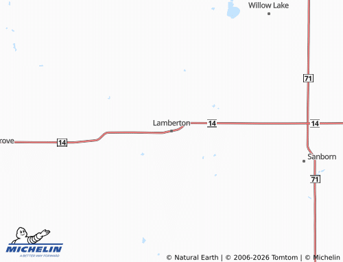 Carte MICHELIN Lamberton - ViaMichelin