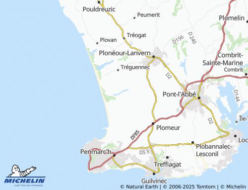 MICHELIN Le Stang map - ViaMichelin
