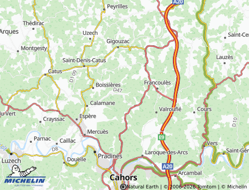 MICHELIN Maxou map - ViaMichelin