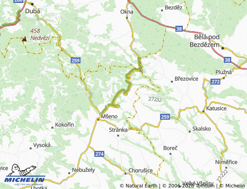 Mappa MICHELIN Lobeč - ViaMichelin