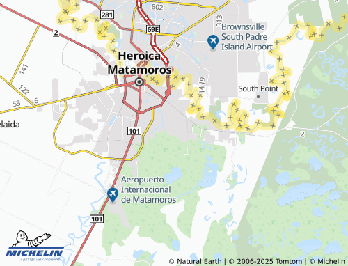 MICHELIN La Amistad map - ViaMichelin