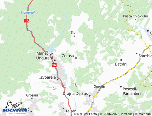 Mapa MICHELIN Cerașu - ViaMichelin