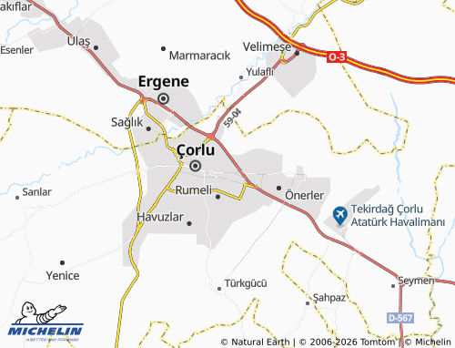 MICHELIN Kazımiye map - ViaMichelin