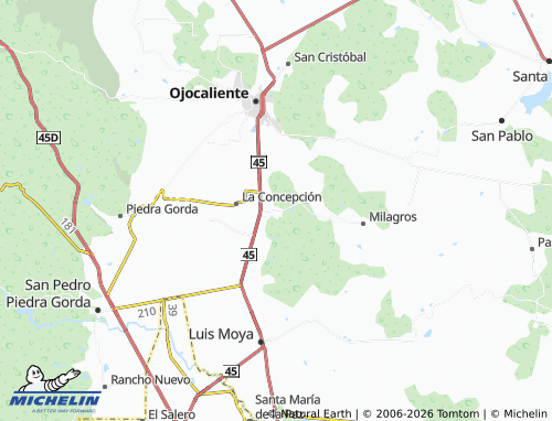 Mapa MICHELIN Colonia Hidalgo - ViaMichelin
