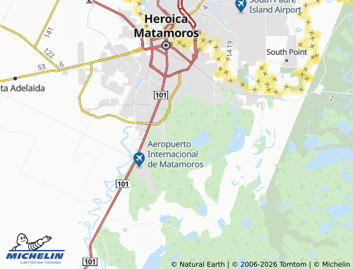 MICHELIN-Landkarte Periférico Oriente - ViaMichelin