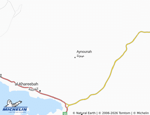 Kaart MICHELIN Aynounah - ViaMichelin