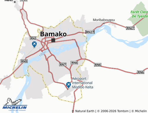 MICHELIN Magnambougou map - ViaMichelin