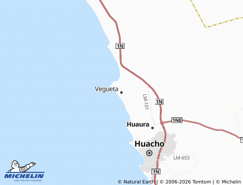 MICHELIN-Landkarte Vegueta - ViaMichelin