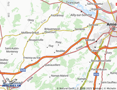 Carte MICHELIN Pissy - ViaMichelin