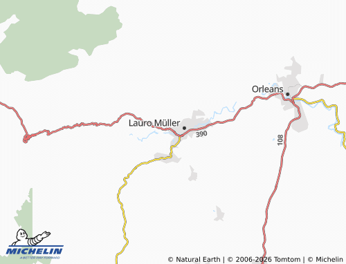 Mappa MICHELIN Santa Bárbara - ViaMichelin