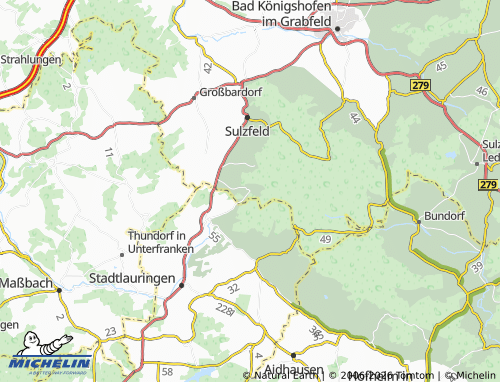MICHELIN Leinach map - ViaMichelin