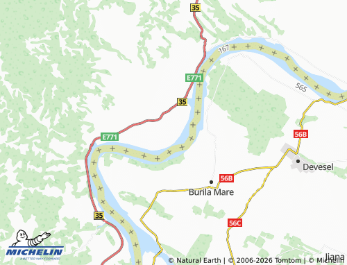 Mapa MICHELIN Ljubičevac - ViaMichelin