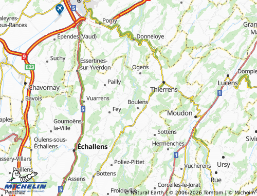 Mapa MICHELIN Bercher - ViaMichelin
