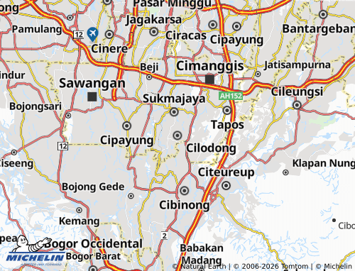 Carte MICHELIN Cilodong - ViaMichelin