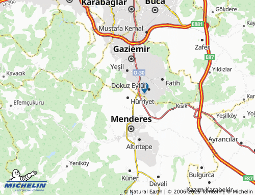 MICHELIN Hürriyet map - ViaMichelin