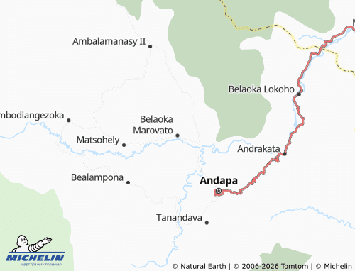 MICHELIN Belaoka Marovato map - ViaMichelin