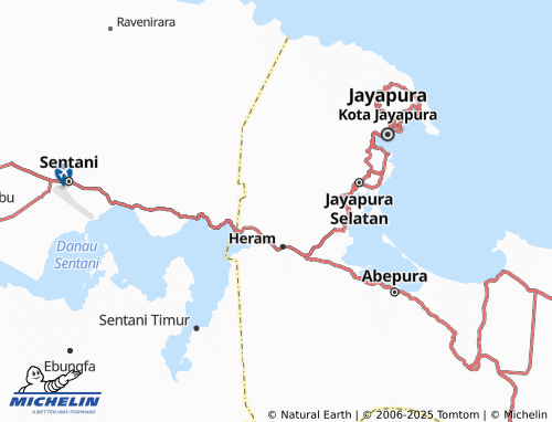 MICHELIN Yabansai map - ViaMichelin