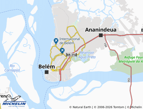 Mappa MICHELIN Souza - ViaMichelin