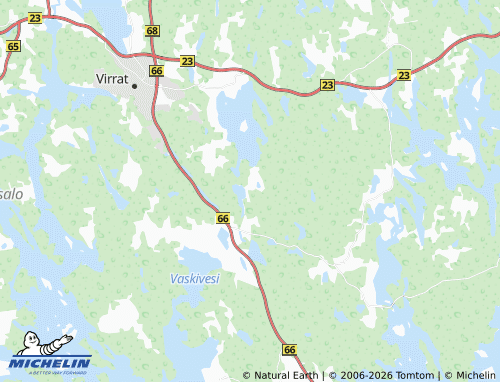 MICHELIN-Landkarte Paavolanperä - ViaMichelin