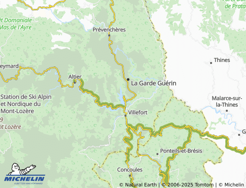 MICHELIN Morangiès map - ViaMichelin